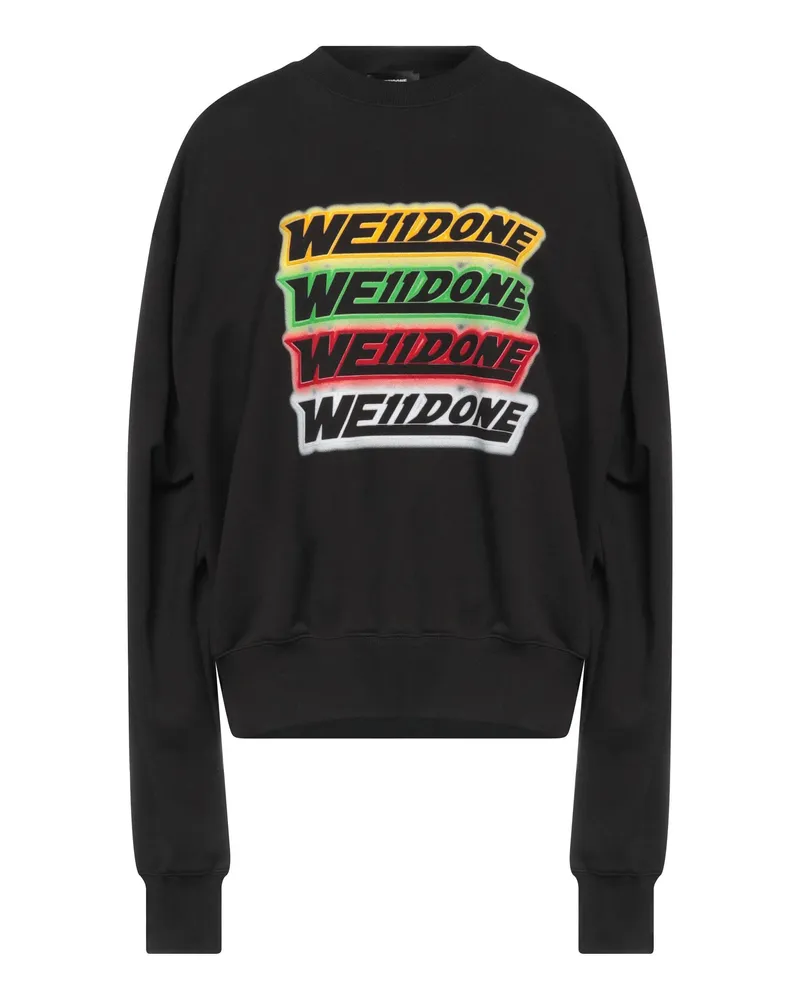 WE 11 DONE Sweatshirt Schwarz