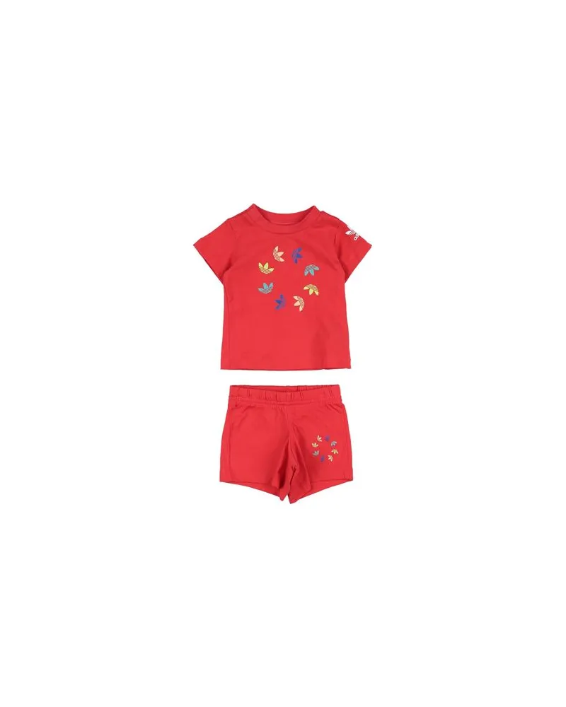 adidas SHORT TEE SET  - NEUGEBORENE - Babykleidung-Setsauf YOOX.COM Rot