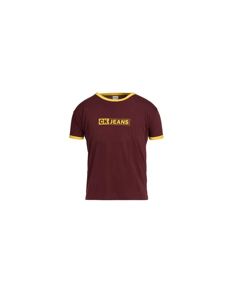 Calvin Klein TOPS - T-shirtsauf YOOX.COM Bordeaux