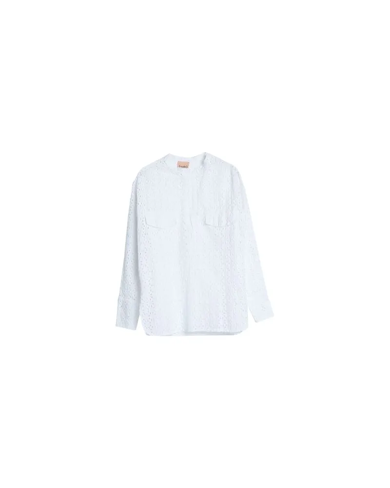 NUDE TOPS - Hemdenauf YOOX.COM Weiß