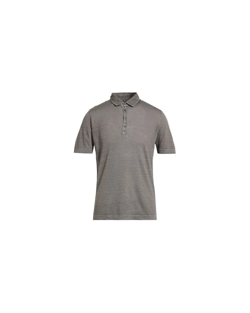 120% Lino TOPS - Poloshirtsauf YOOX.COM Grau
