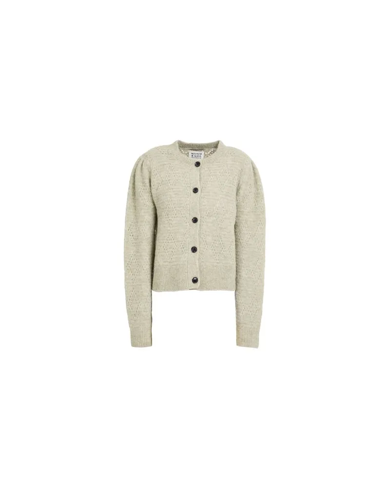 Maison Scotch STRICKWAREN - Strickjackenauf YOOX.COM Salbeigrün