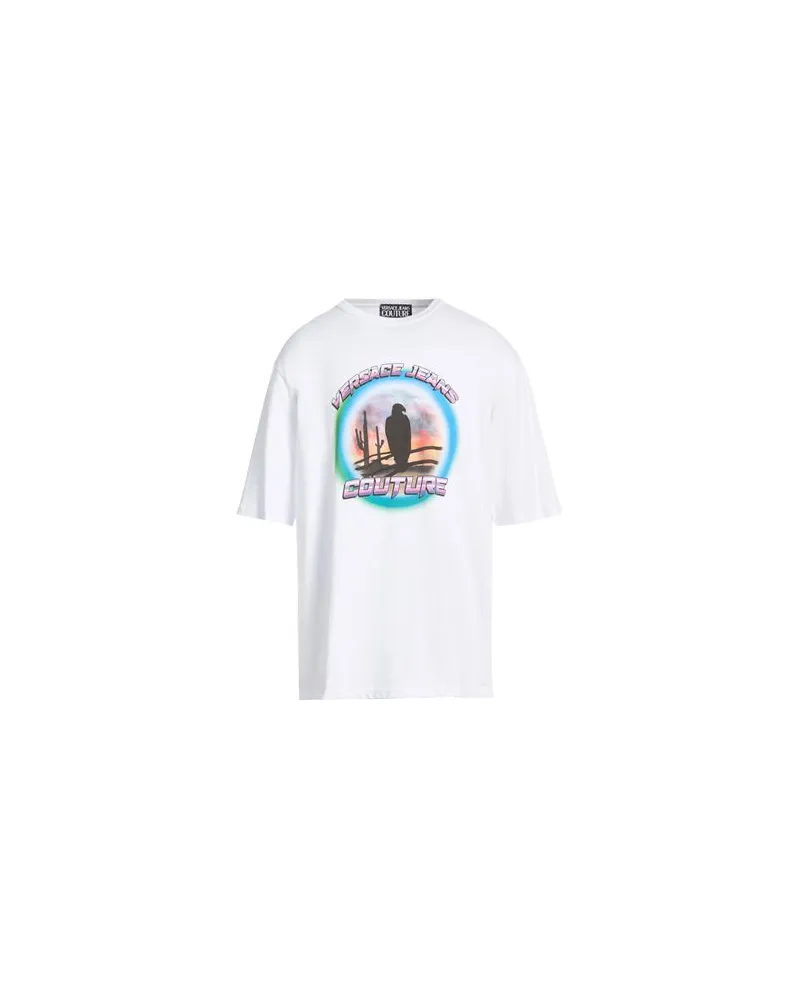 Versace Jeans TOPS - T-shirtsauf YOOX.COM Weiß