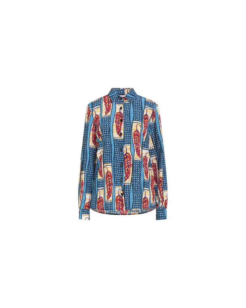 Stella Jean TOPS - Hemdenauf YOOX.COM Blau