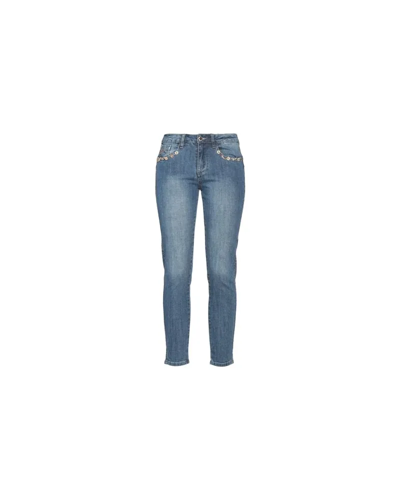 YES ZEE by Essenza HOSEN & RÖCKE - Jeanshosenauf YOOX.COM Blau