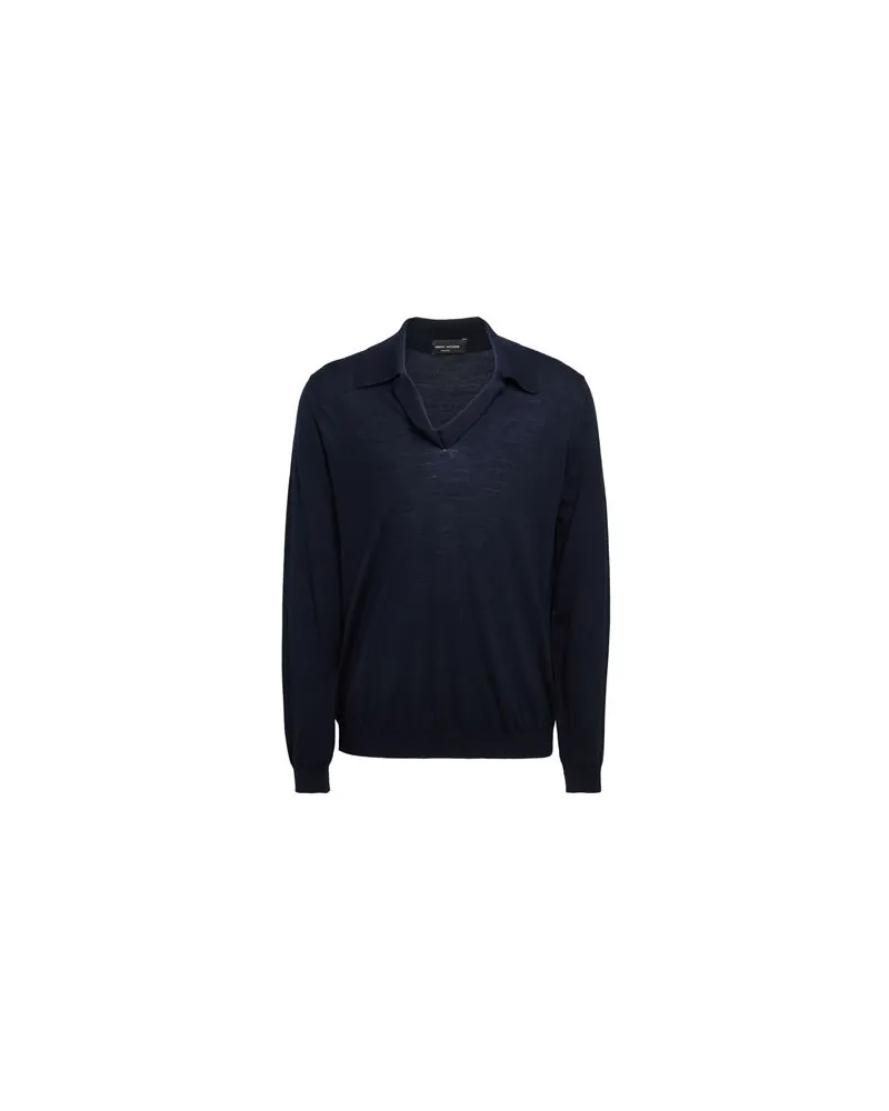 Roberto Collina STRICKWAREN - Pulloverauf YOOX.COM Nachtblau