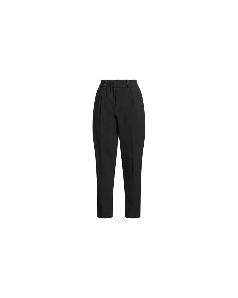 Brunello Cucinelli HOSEN & RÖCKE - Hosenauf YOOX.COM Schwarz