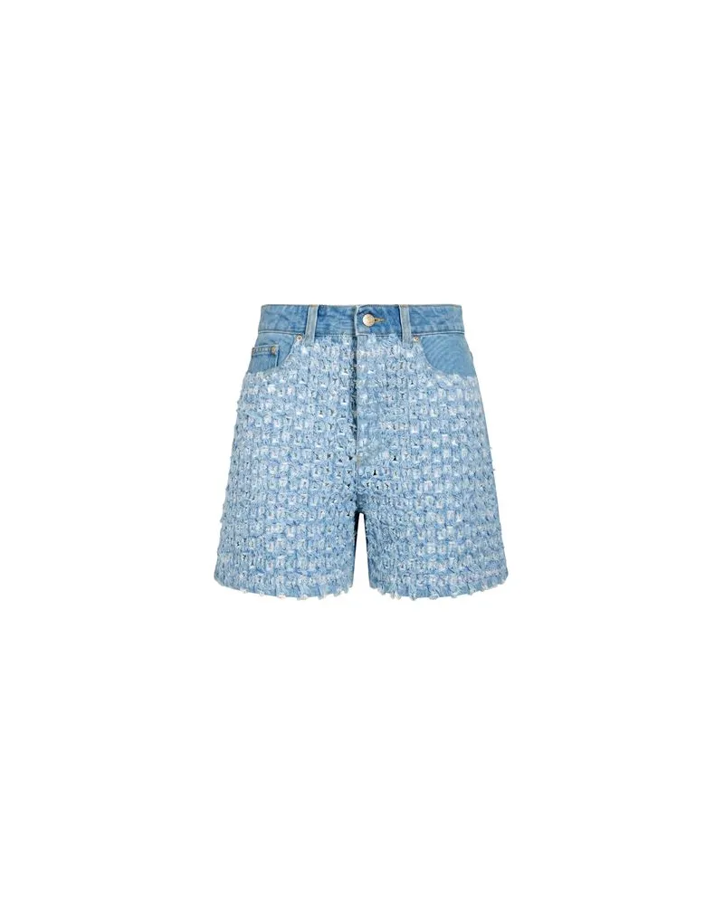 Stella McCartney HOSEN & RÖCKE - Jeansshortsauf YOOX.COM Blau