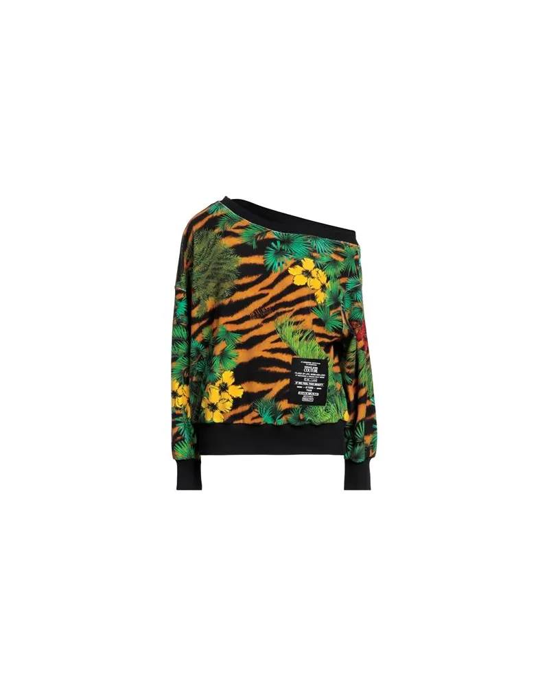 Versace Jeans TOPS - Sweatshirtsauf YOOX.COM Grün