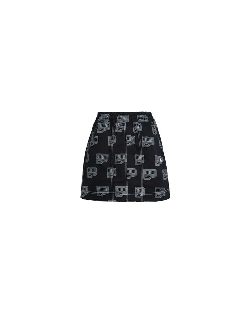 Puma Downtown AOP Mini Skirt  - HOSEN & RÖCKE - Miniröckeauf YOOX.COM Schwarz