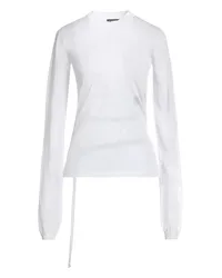 Ann Demeulemeester Pullover Weiß