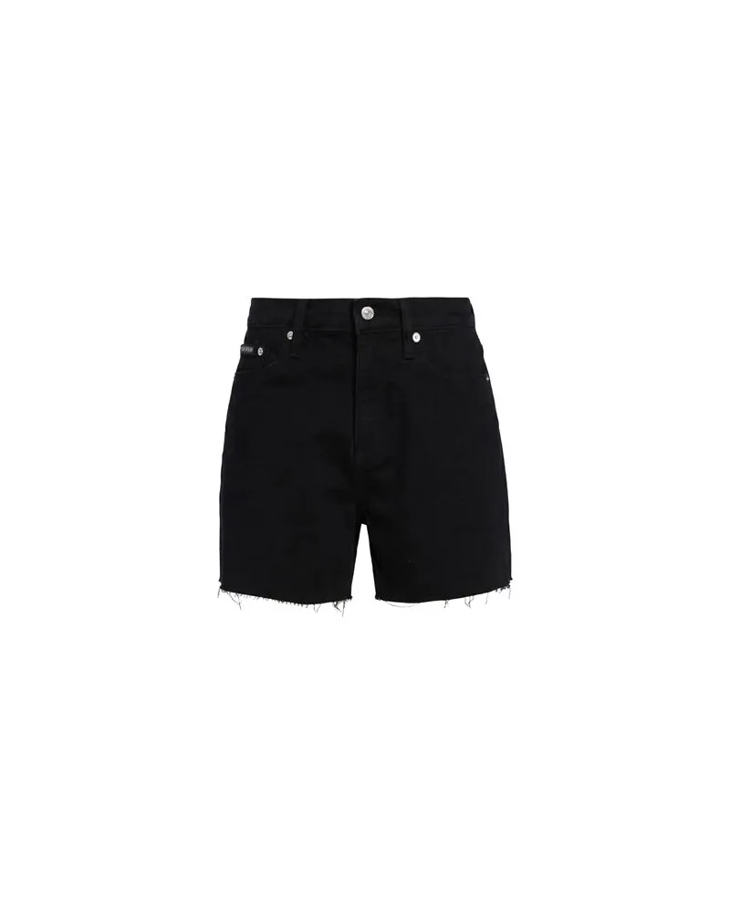 Calvin Klein HOSEN & RÖCKE - Jeansshortsauf YOOX.COM Schwarz