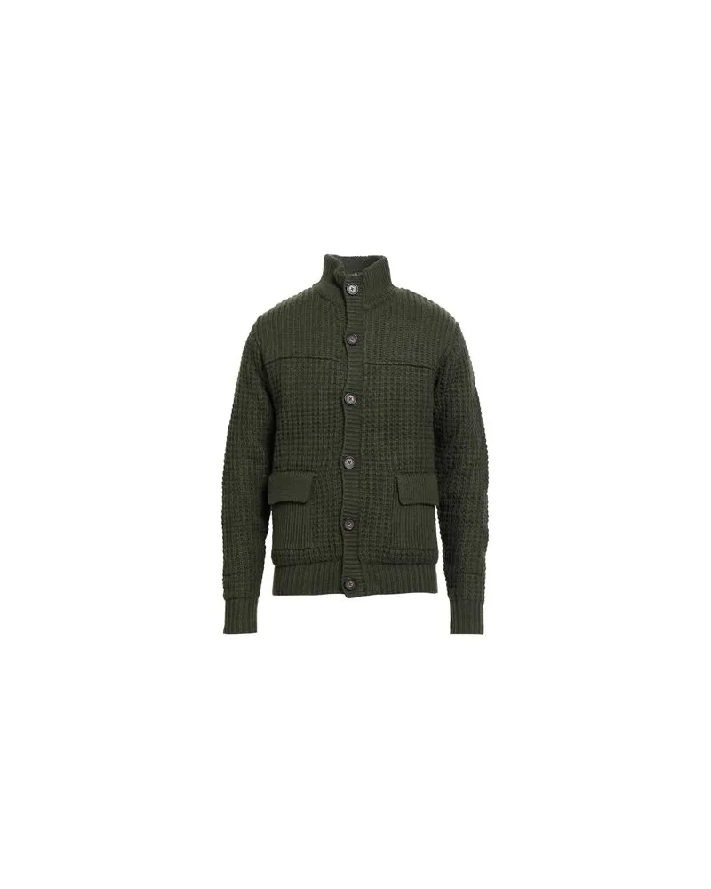 Armata di mare STRICKWAREN - Strickjackenauf YOOX.COM Militärgrün