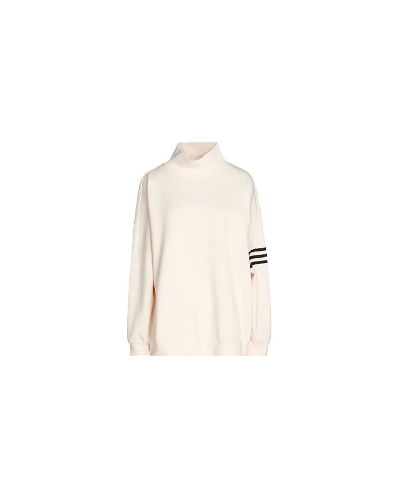 adidas SWEATER  - SWEATER - TOPS - Sweatshirtsauf YOOX.COM Cremeweiß