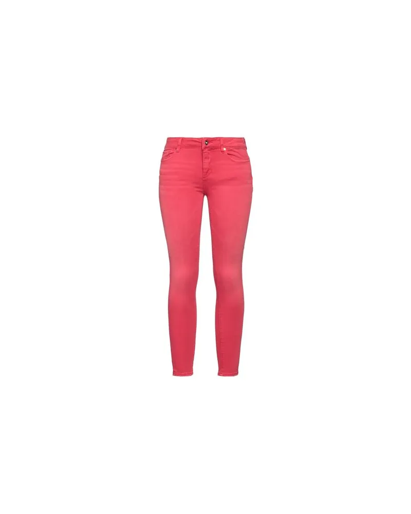 Fracomina HOSEN & RÖCKE - Jeanshosenauf YOOX.COM Rot