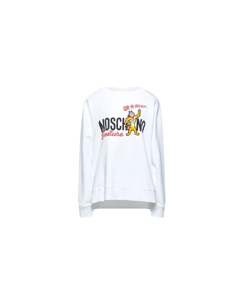 Moschino TOPS - Sweatshirtsauf YOOX.COM Weiß