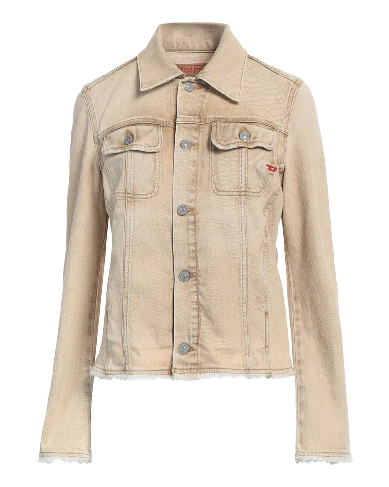 Diesel Jeansjacke/-mantel Sand