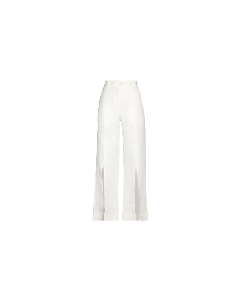 Isabel Benenato HOSEN & RÖCKE - Hosenauf YOOX.COM Weiß