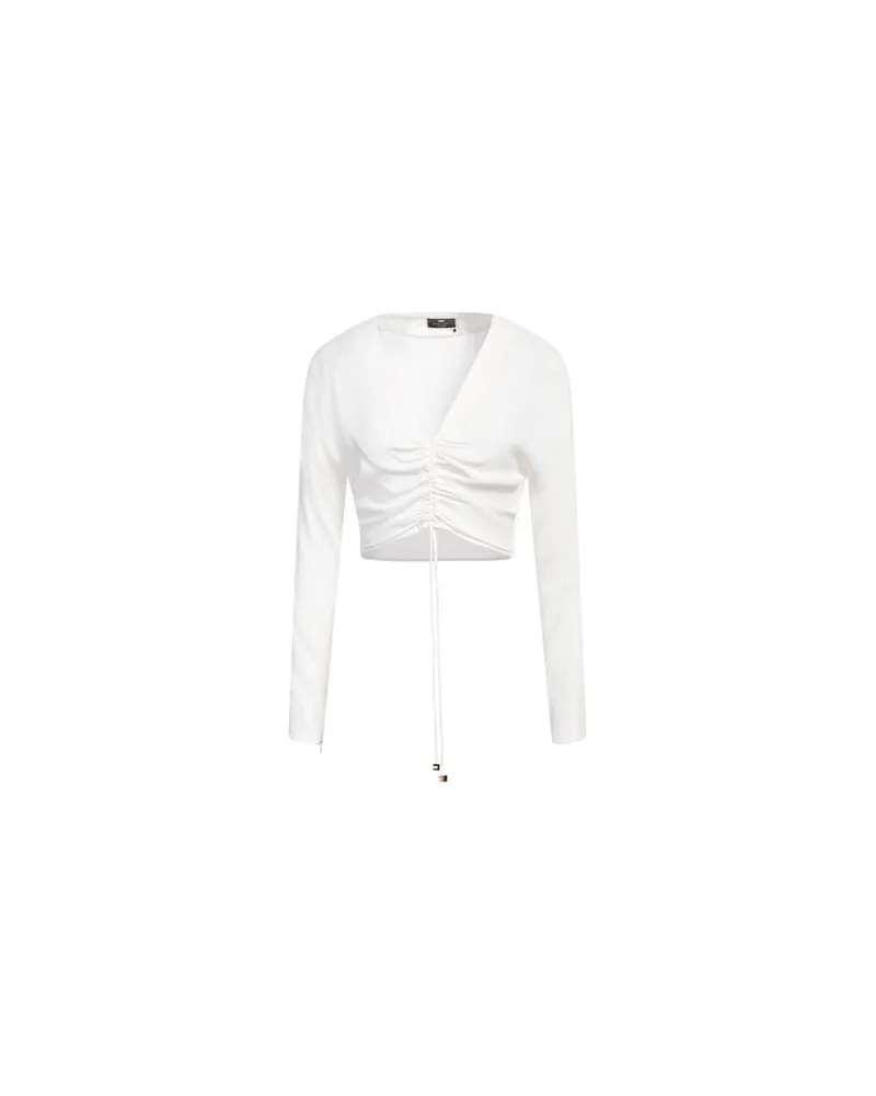 Elisabetta Franchi TOPS - Topsauf YOOX.COM Weiß