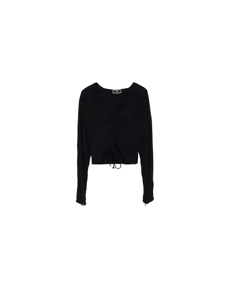 Elisabetta Franchi TOPS - Topsauf YOOX.COM Schwarz