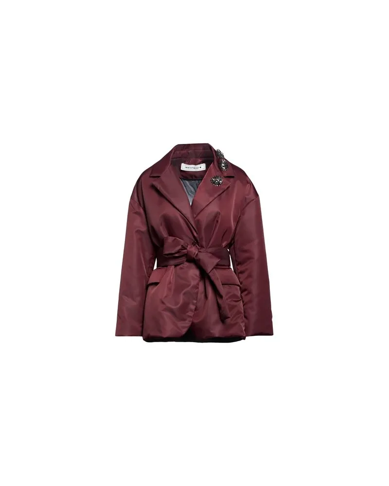 SHIRTAPORTER JACKEN & MÄNTEL - Pufferjacken & Daunenjackenauf YOOX.COM Bordeaux