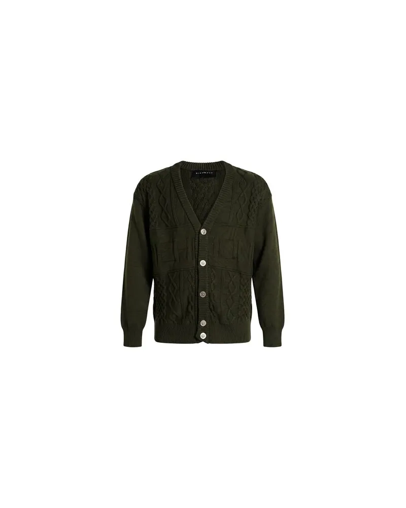 Richmond STRICKWAREN - Strickjackenauf YOOX.COM Militärgrün