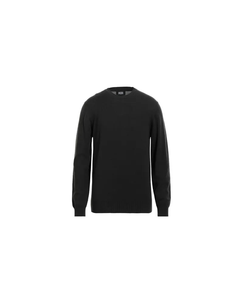 Alpha Studio STRICKWAREN - Pulloverauf YOOX.COM Dunkelgrün