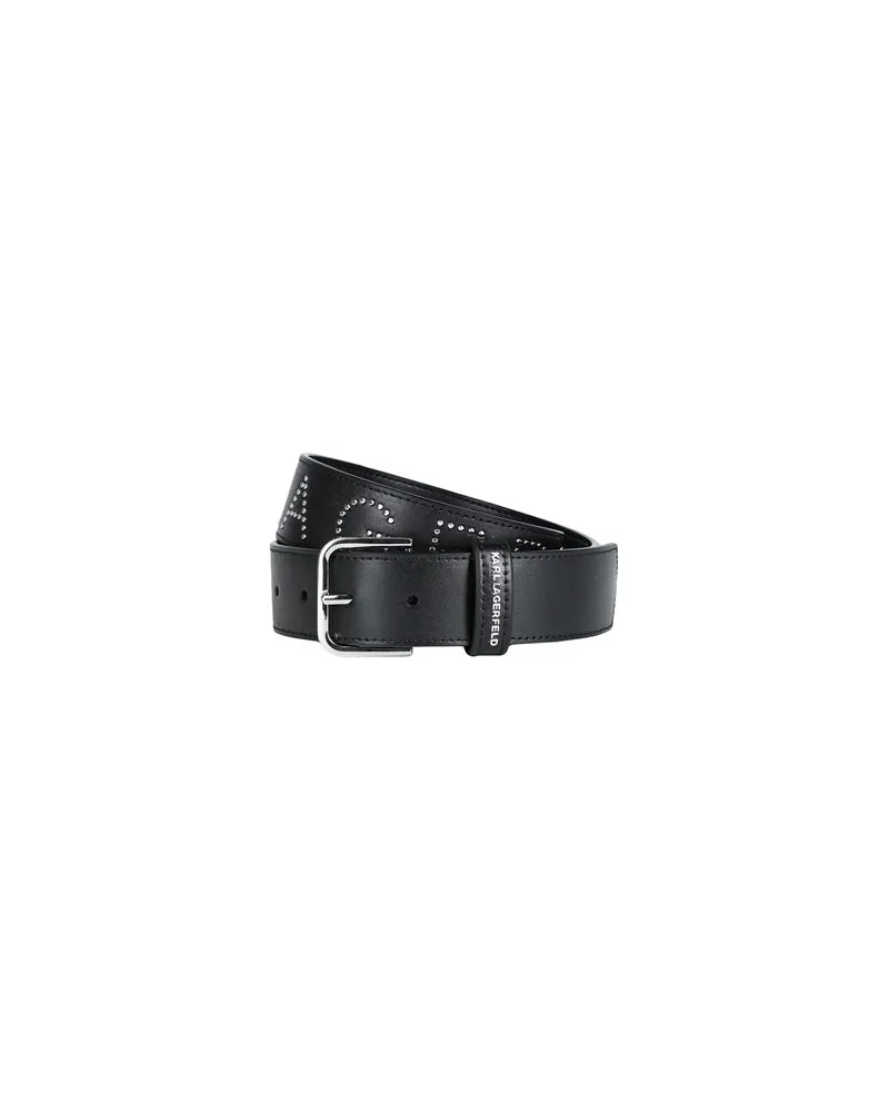 Karl Lagerfeld K/BIKER MD LOW BELT - Kleinlederwaren - Gürtelauf YOOX.COM Schwarz