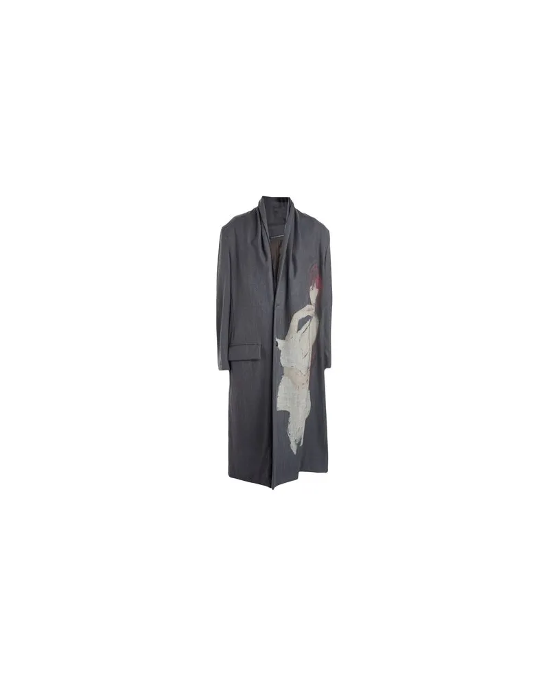 Yohji Yamamoto JACKEN & MÄNTEL - Mäntelauf YOOX.COM Braungrau