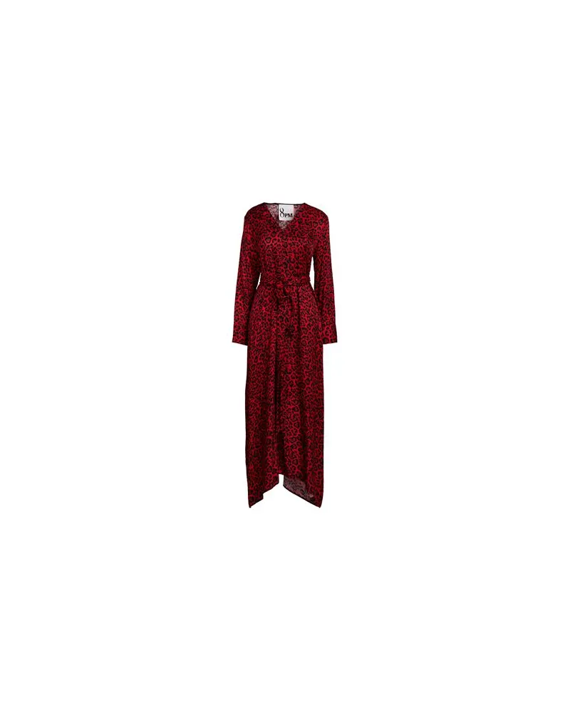 8PM KLEIDER - Maxi-Kleiderauf YOOX.COM Rot