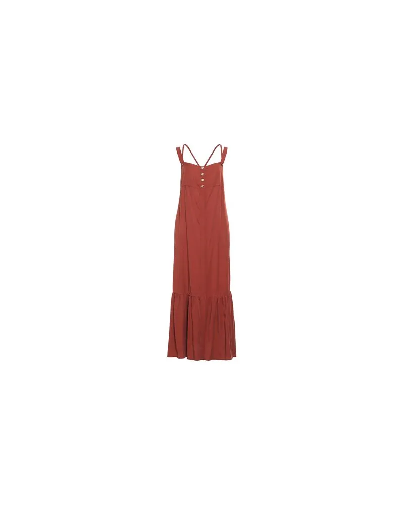MARANI JEANS KLEIDER - Maxi-Kleiderauf YOOX.COM Ziegelrot