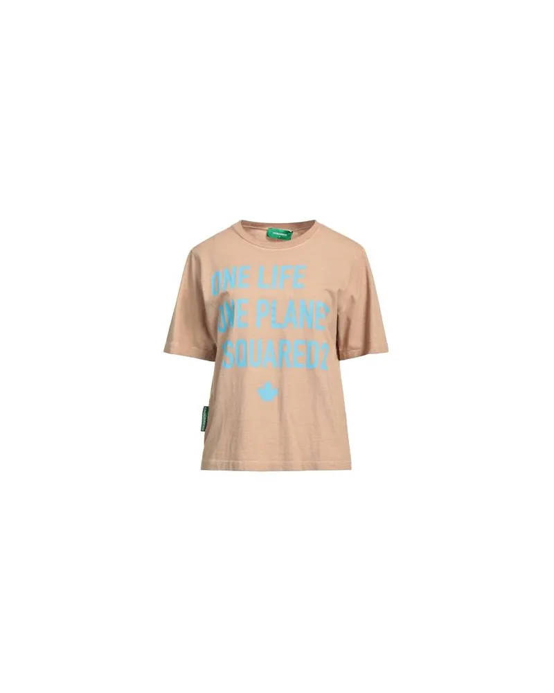 Dsquared2 TOPS - T-shirtsauf YOOX.COM Sand