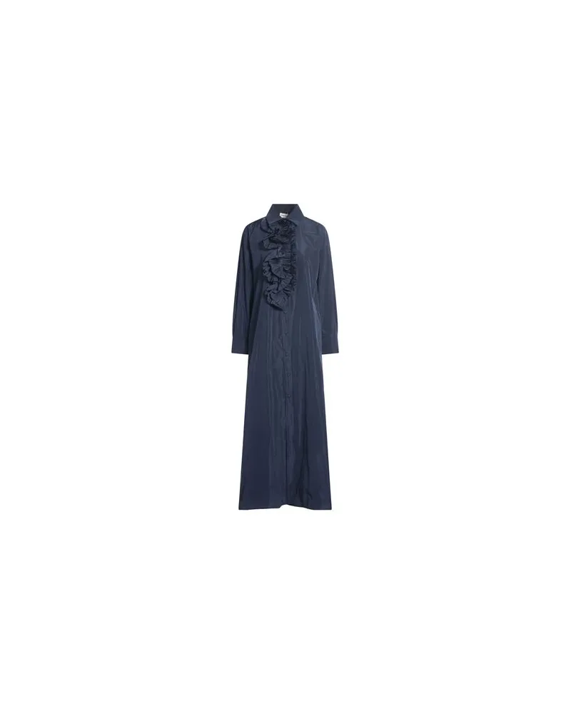 P.A.R.O.S.H. P.A.R.O H. - KLEIDER - Maxi-Kleiderauf YOOX.COM Marineblau