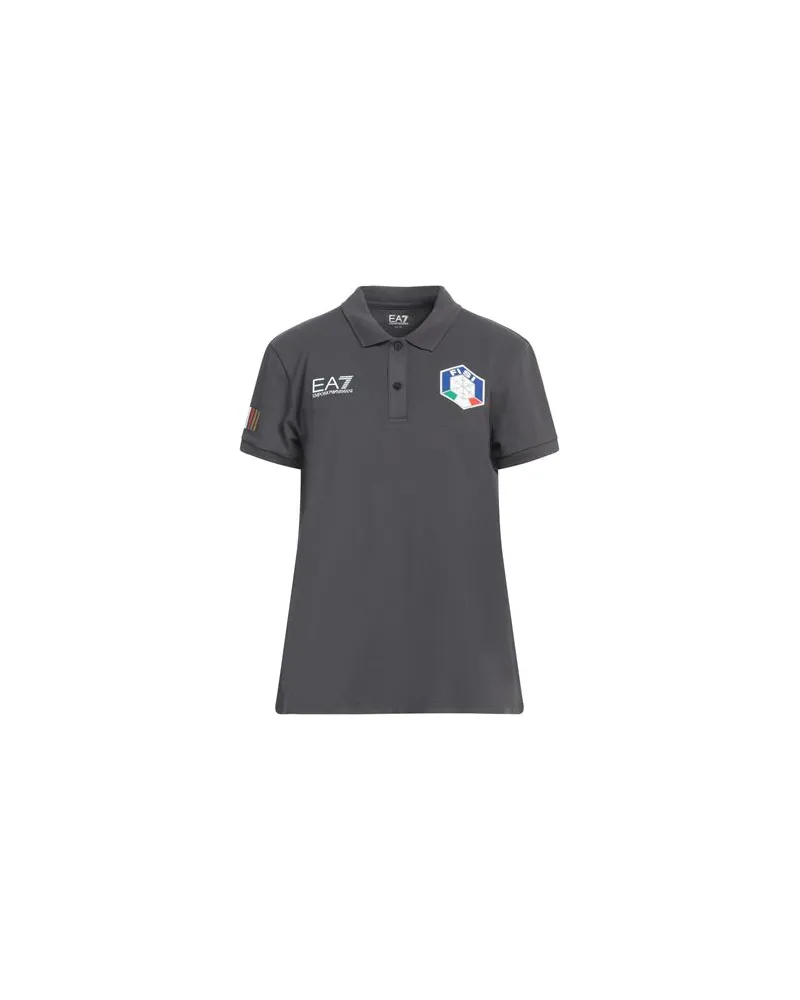EA7 TOPS - Poloshirtsauf YOOX.COM Blei