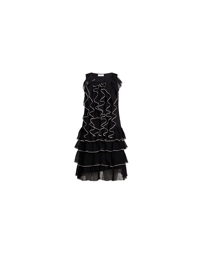 Elisabetta Franchi KLEIDER - Mini-Kleiderauf YOOX.COM Schwarz