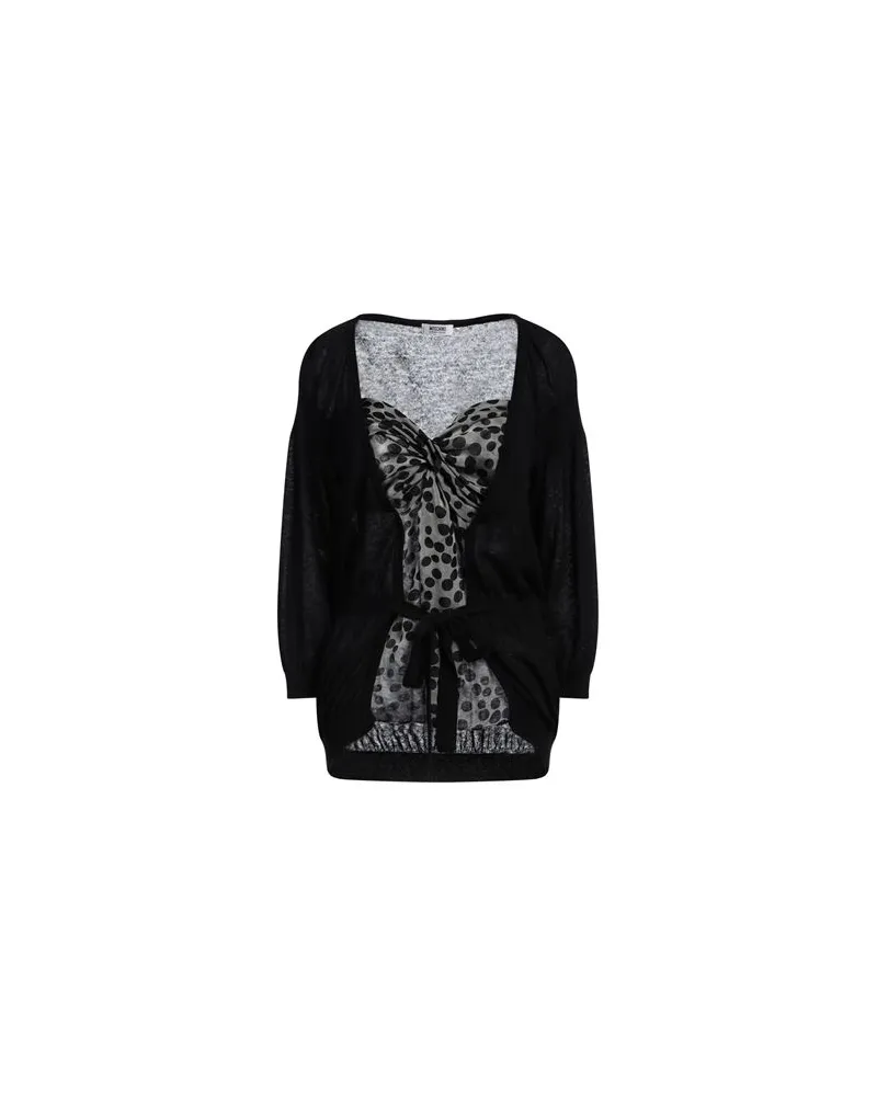 Moschino STRICKWAREN - Strickjackenauf YOOX.COM Schwarz