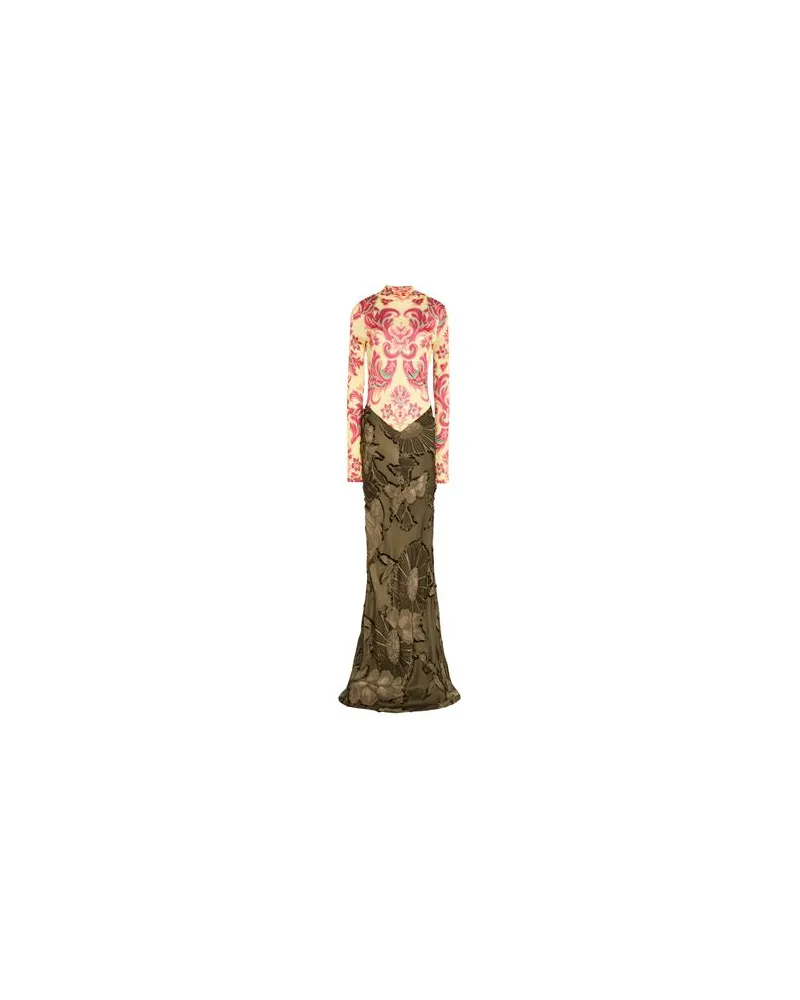 Etro KLEIDER - Maxi-Kleiderauf YOOX.COM Militärgrün