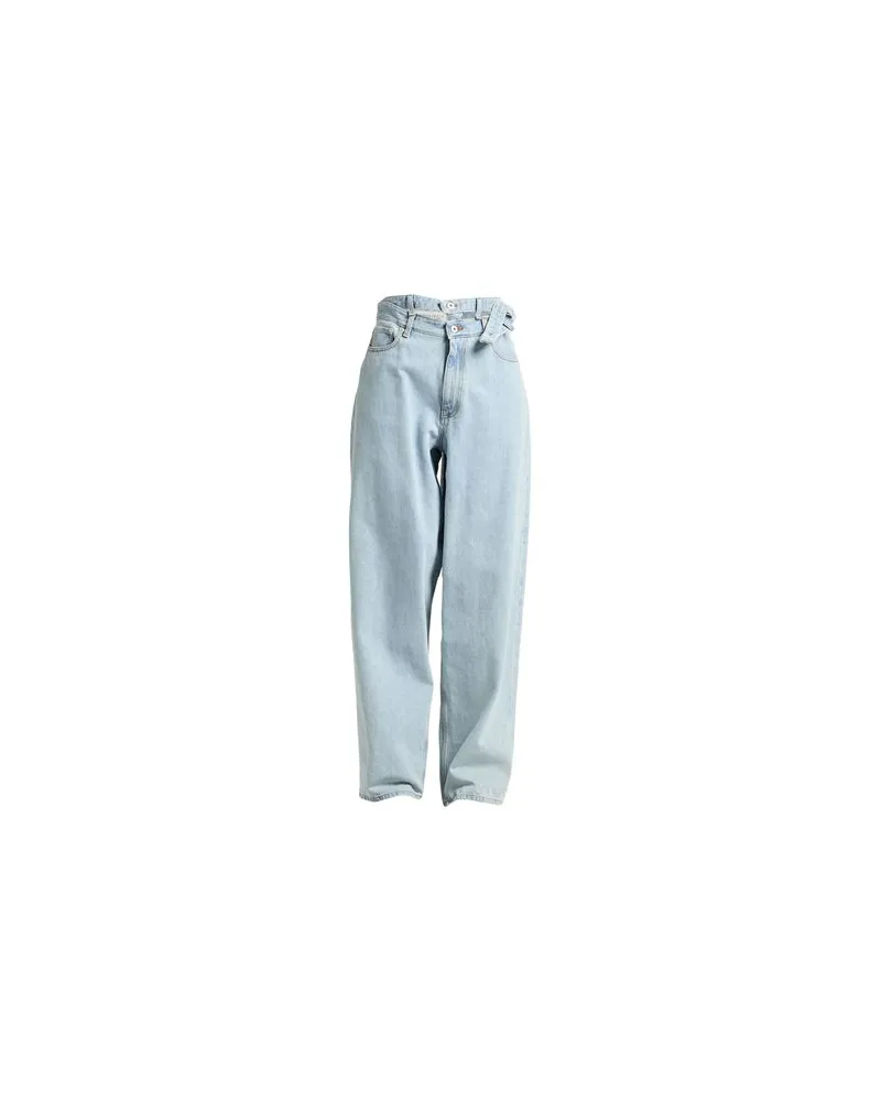 Y/PROJECT HOSEN & RÖCKE - Jeanshosenauf YOOX.COM Blau