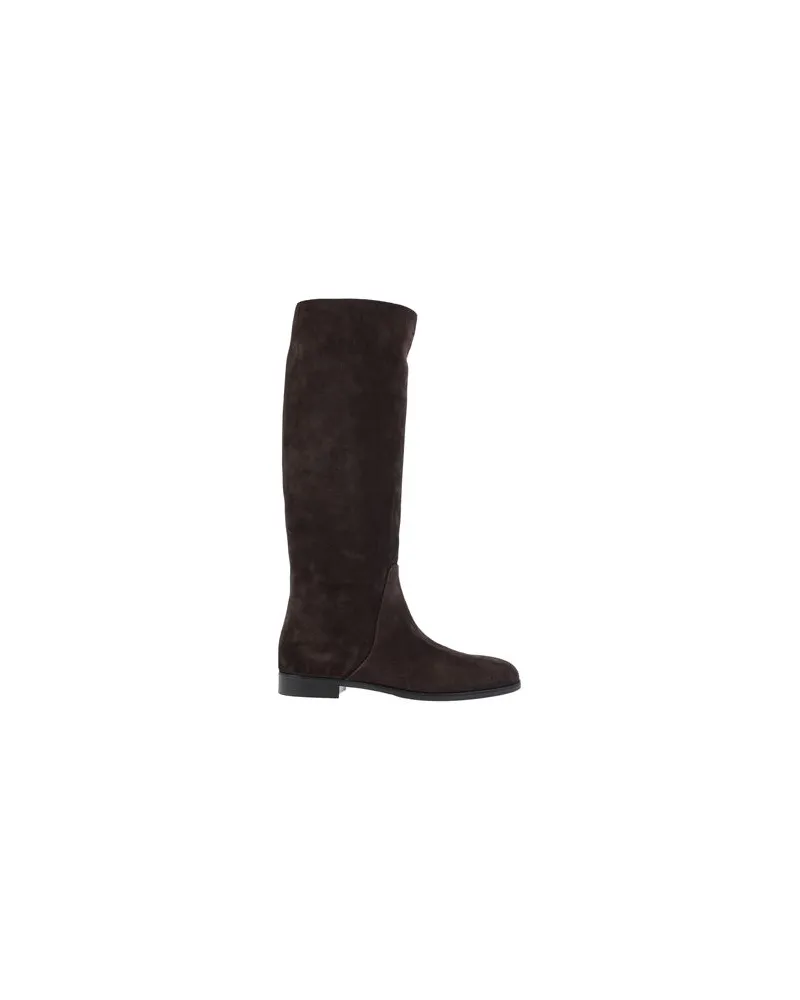 Sergio Rossi SCHUHE - Stiefelauf YOOX.COM Dunkelbraun