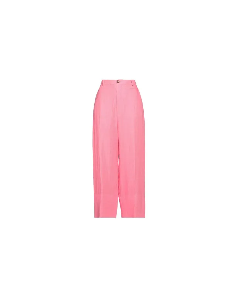 SOLOTRE HOSEN & RÖCKE - Hosenauf YOOX.COM Magenta