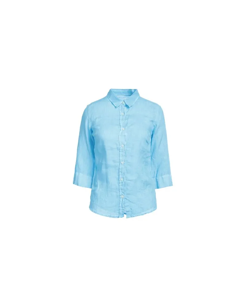 120% Lino TOPS - Hemdenauf YOOX.COM Azurblau