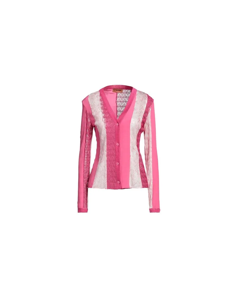 Missoni STRICKWAREN - Strickjackenauf YOOX.COM Fuchsia