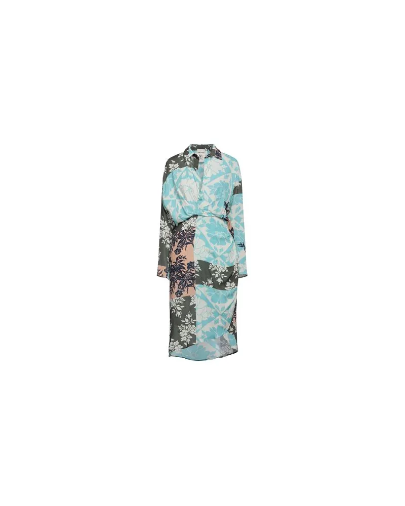Semicouture KLEIDER - Mini-Kleiderauf YOOX.COM Hellblau