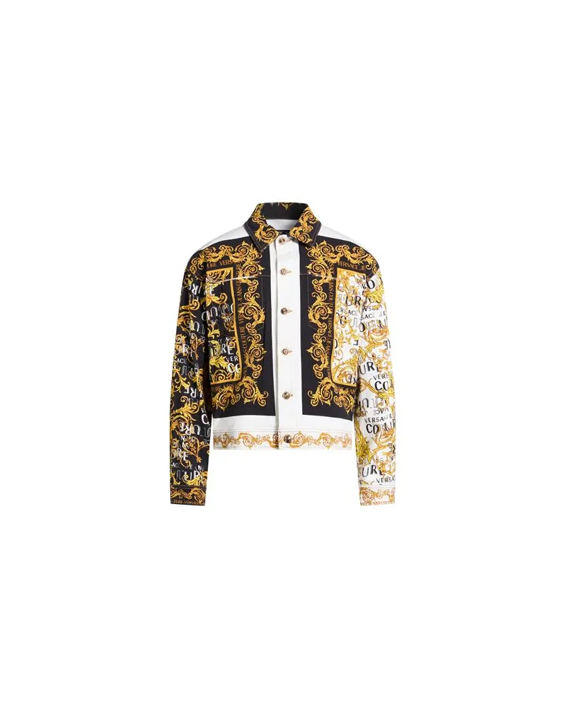 Versace Jeans JACKEN & MÄNTEL - Jeansjacken/Mäntelauf YOOX.COM Weiß