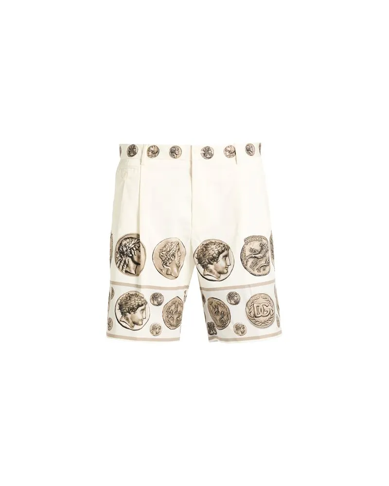 Dolce & Gabbana HOSEN & RÖCKE - Shorts & Bermudashortsauf YOOX.COM Cremeweiß
