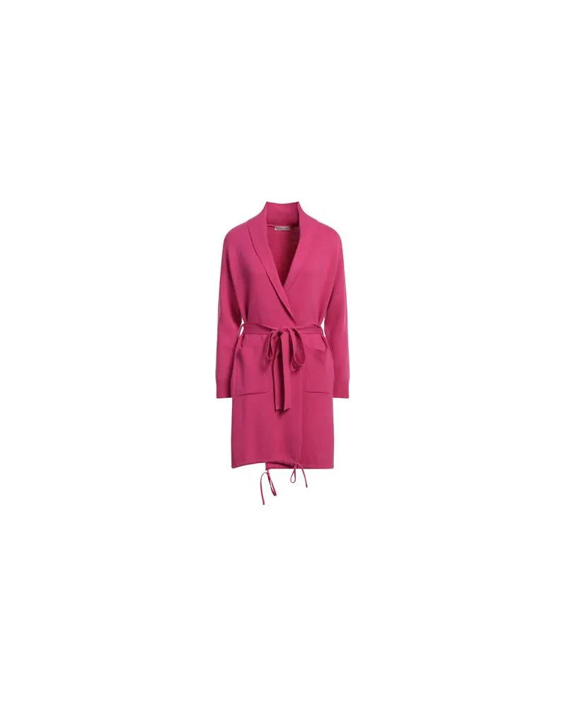 Cashmere Company STRICKWAREN - Strickjackenauf YOOX.COM Fuchsia