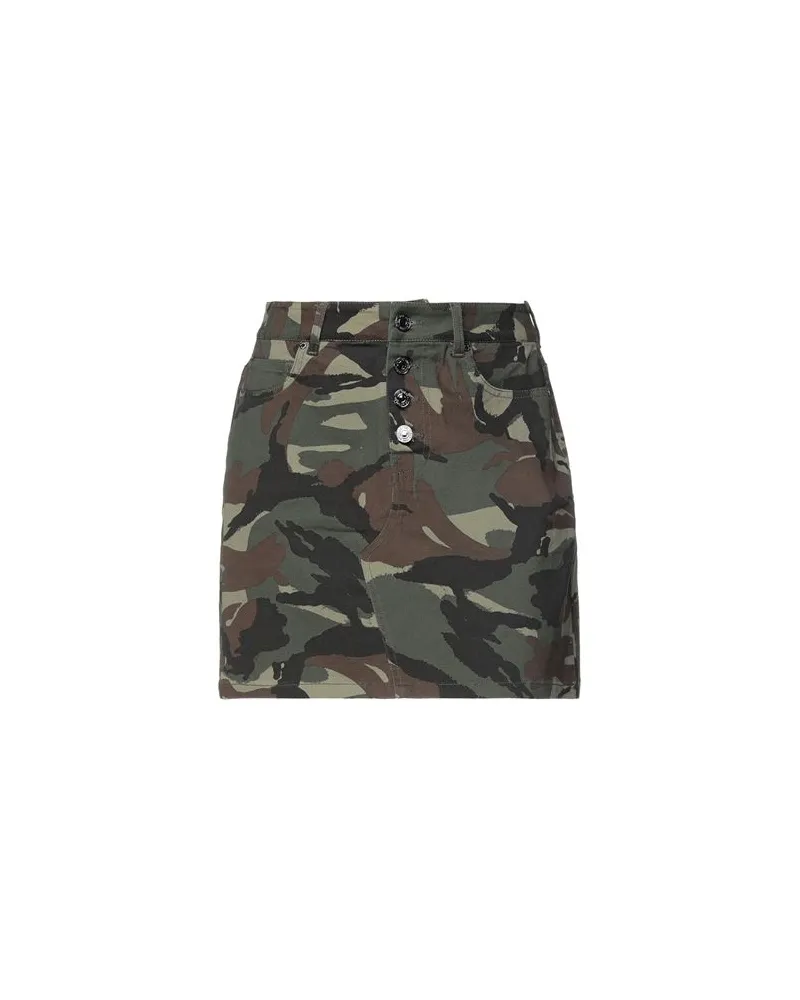 Guess HOSEN & RÖCKE - Miniröckeauf YOOX.COM Militärgrün