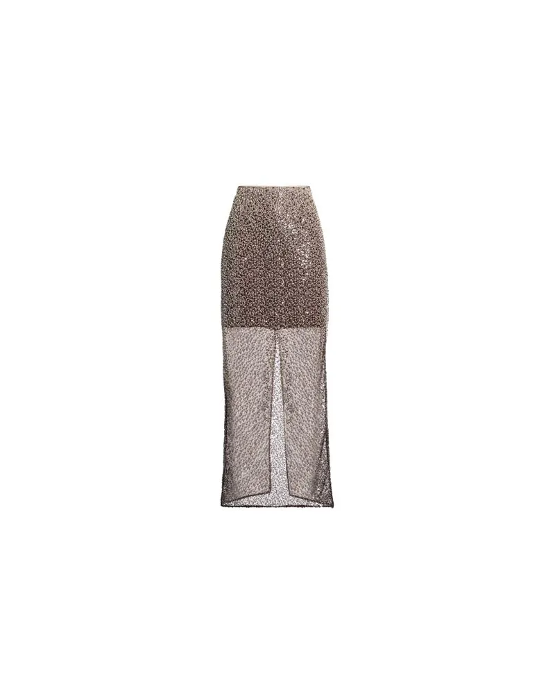 ROTATE Birger Christensen HOSEN & RÖCKE - Maxi-Röckeauf YOOX.COM Schokobraun