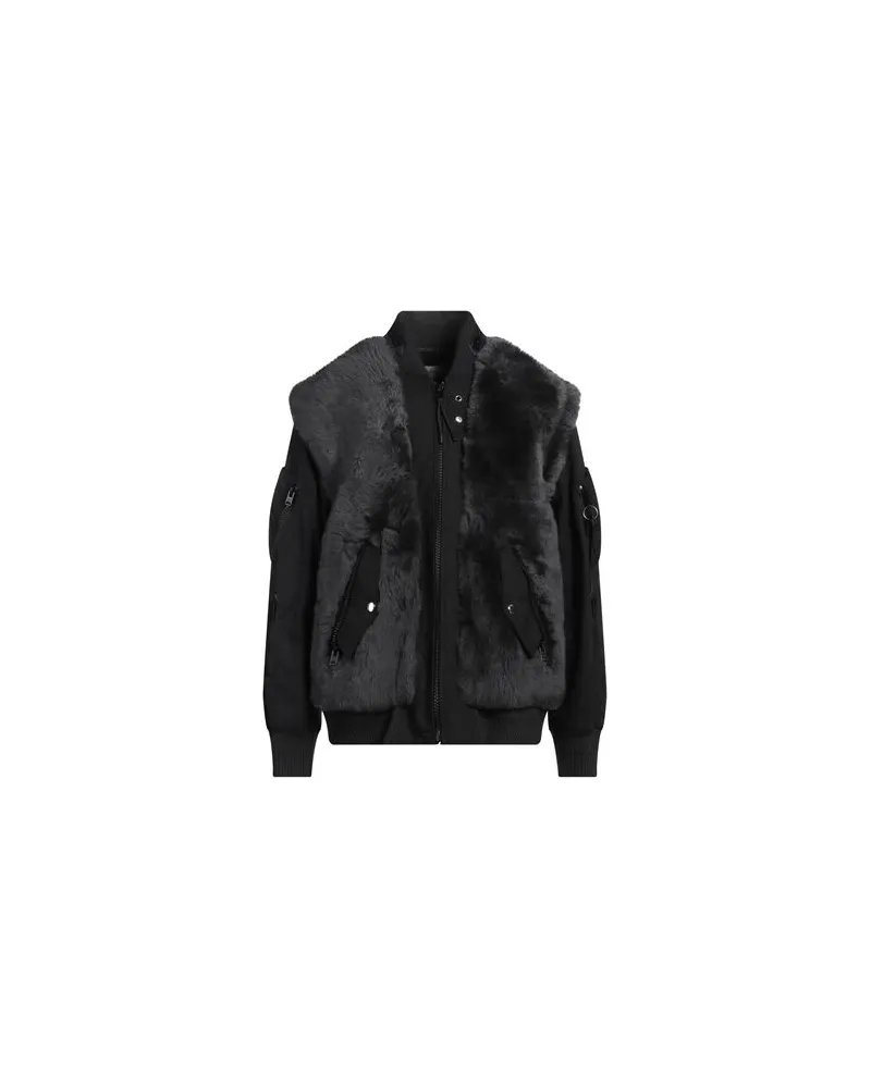 Coach JACKEN & MÄNTEL - Shearling- & Kunstfellauf YOOX.COM Braungrau