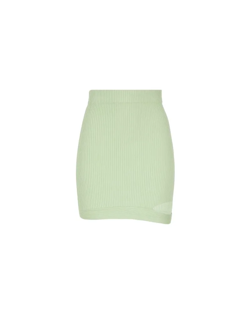 8 by Yoox CUT OUT KNIT MINI SKIRT  - HOSEN & RÖCKE - Miniröckeauf YOOX.COM Säuregrün